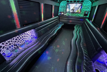 San Diego Limo Bus Interior