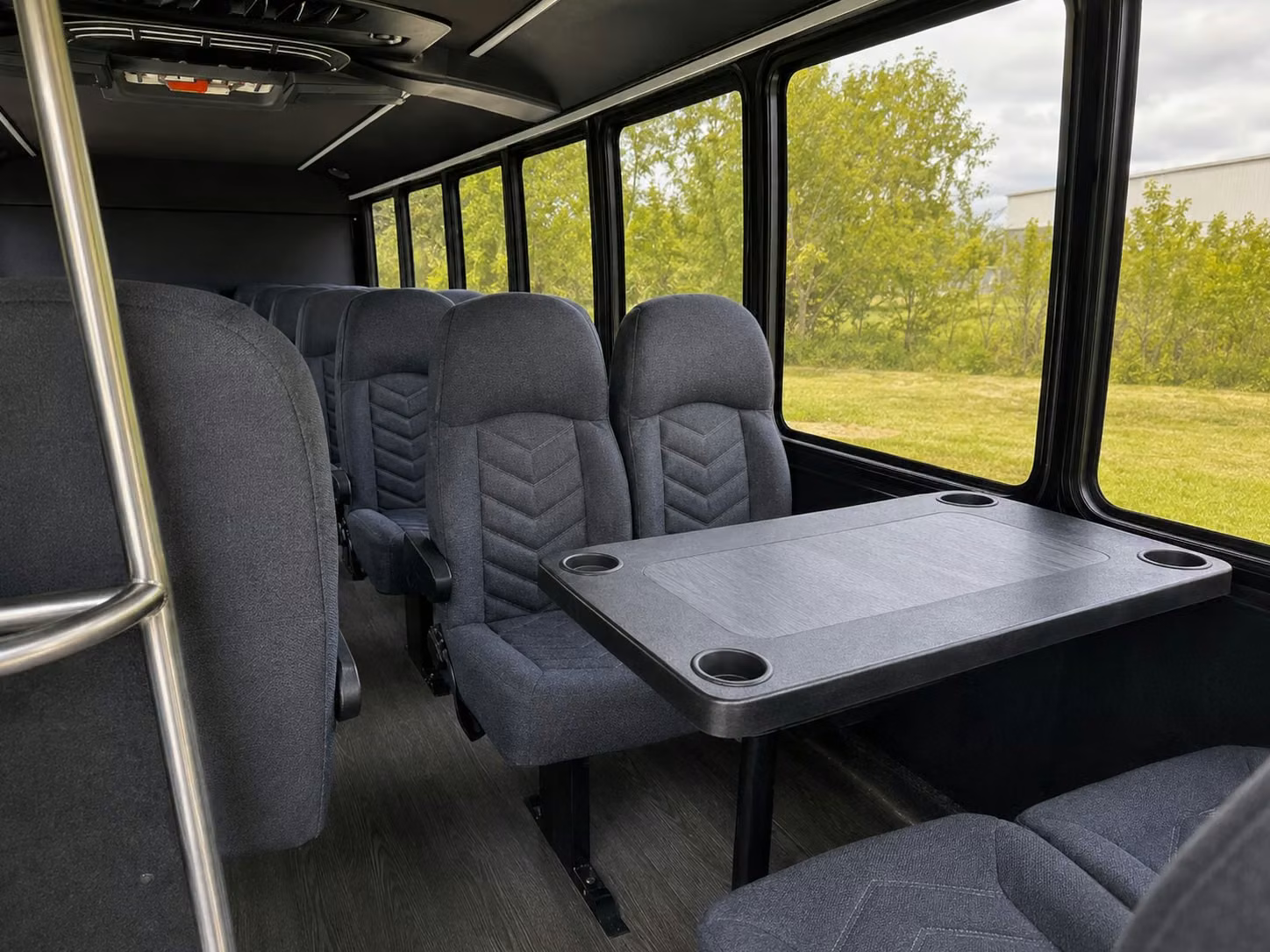 15 passenger minibus inside