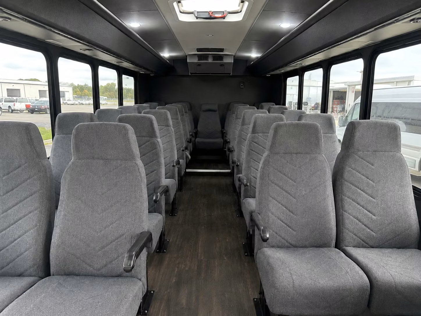 18 passenger minibus interior