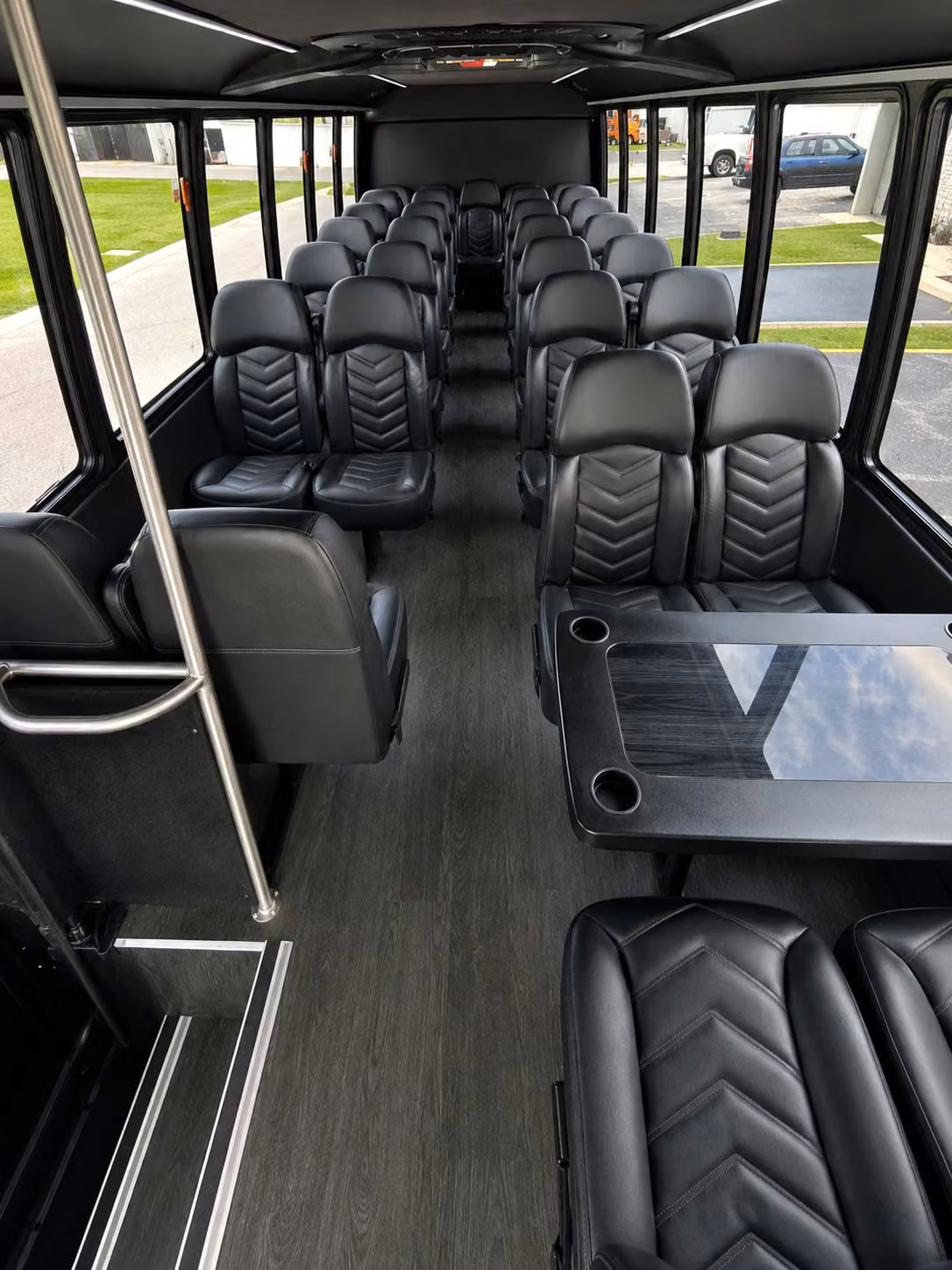 20 passenger minibus interior