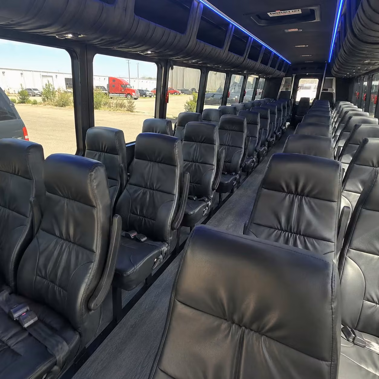 25 passenger minibus inside