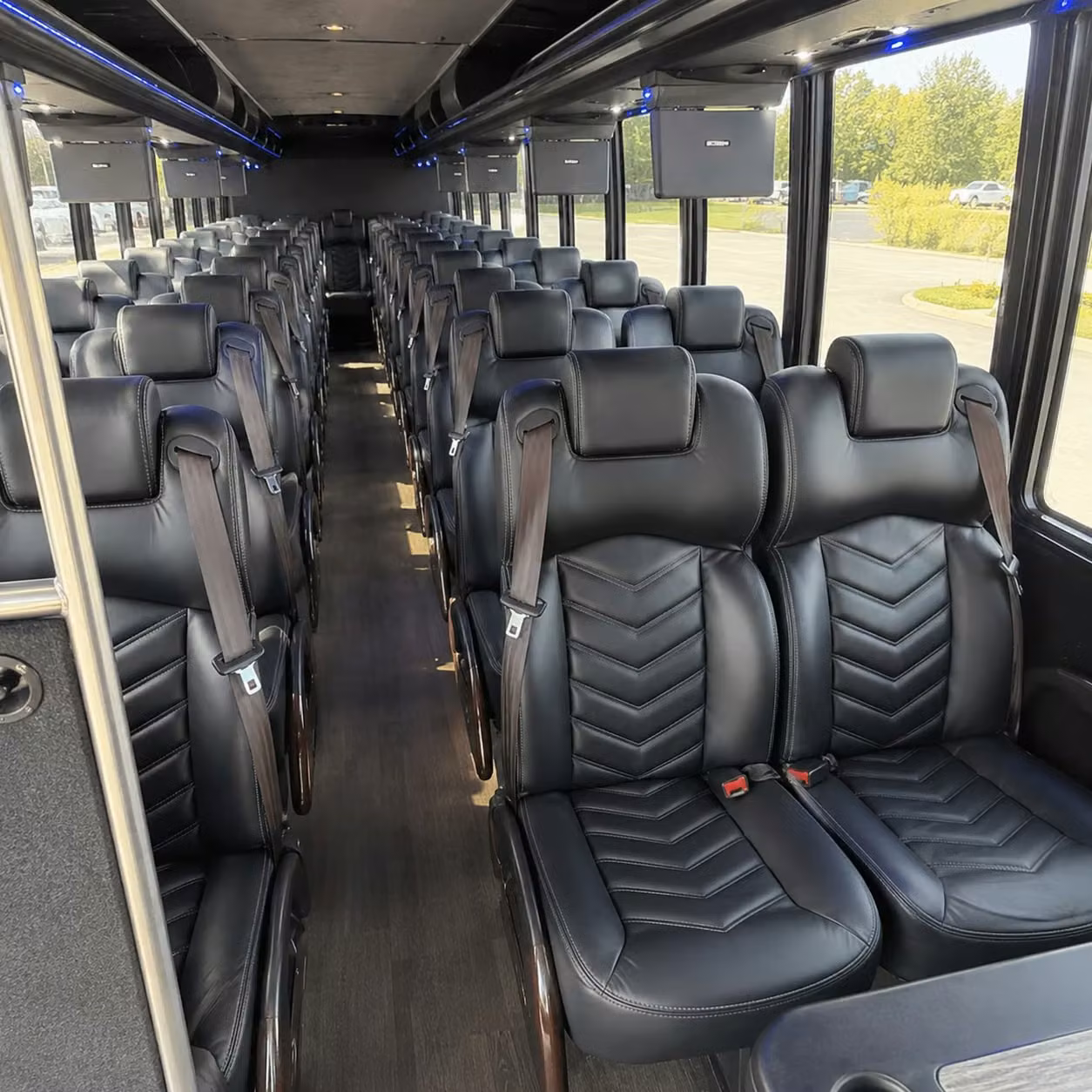 28 passenger minibus inside