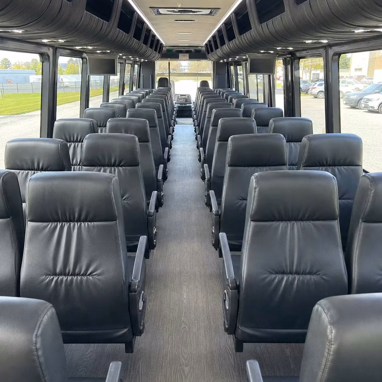 30 passenger minibus inside