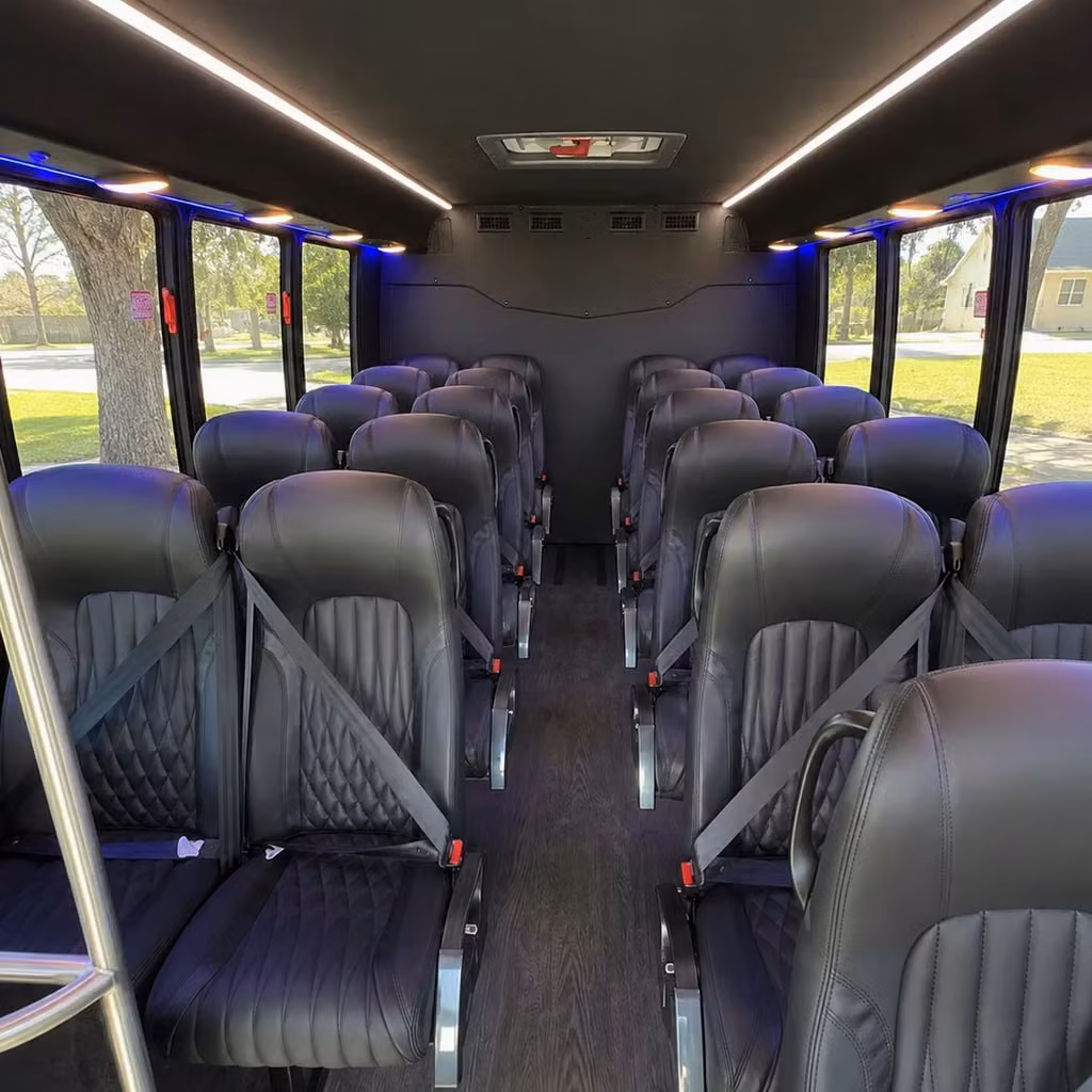 30 passenger minibus interior