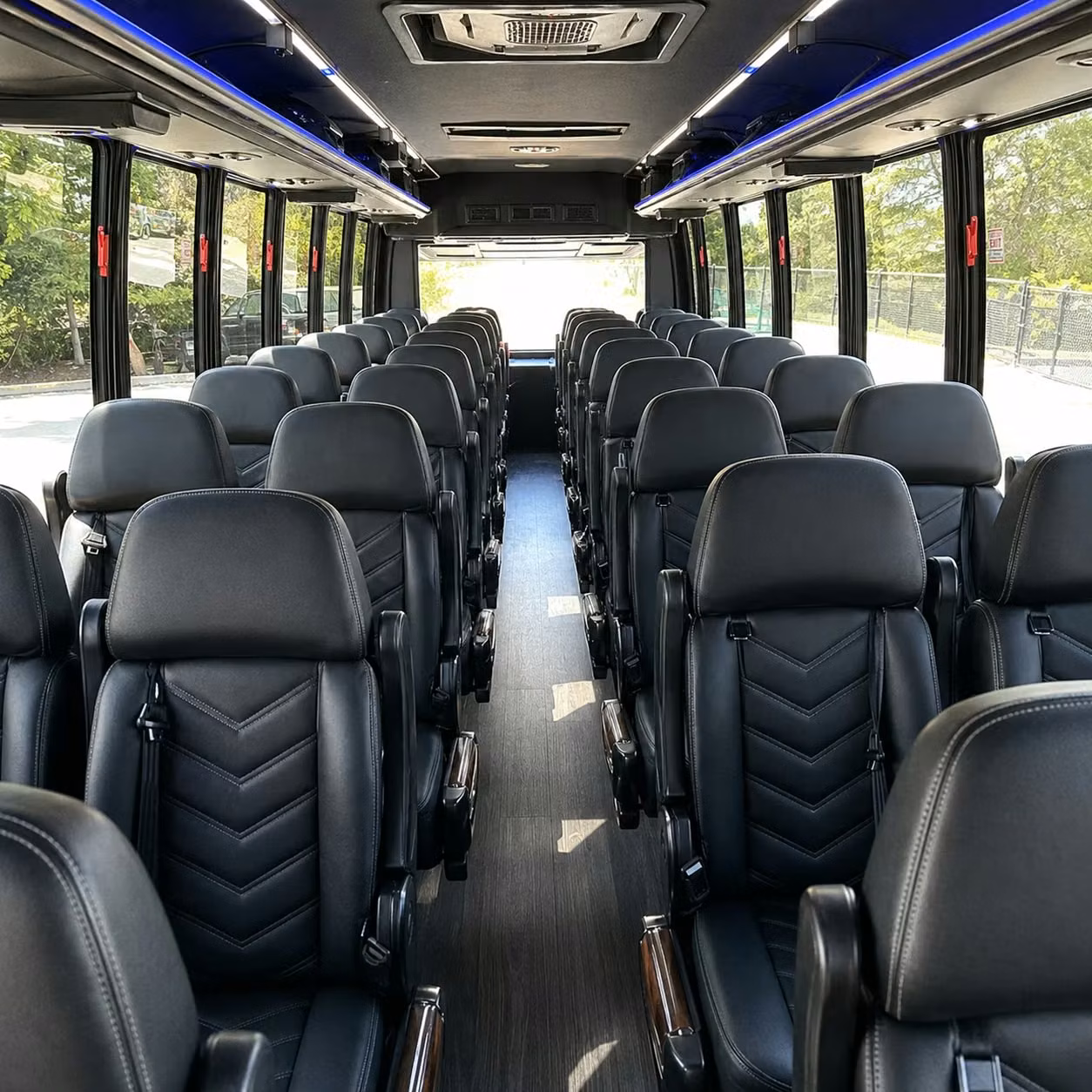 35 passenger minibus inside