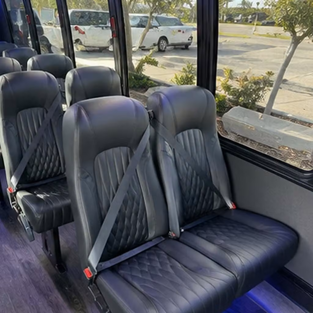 35 passenger minibus interior