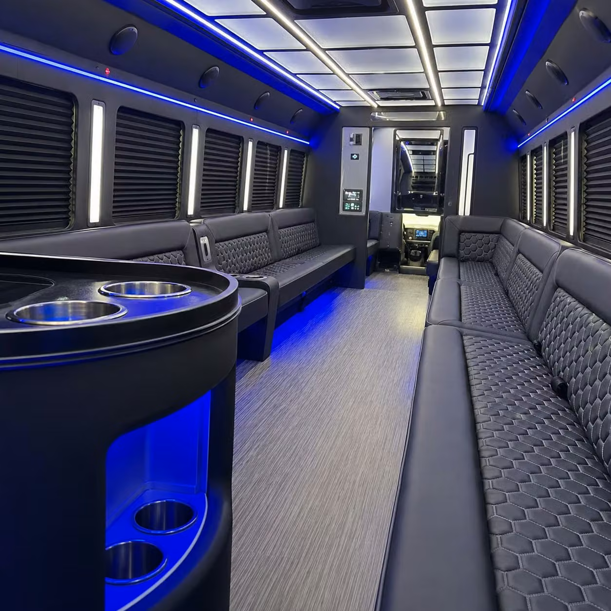 party bus interior