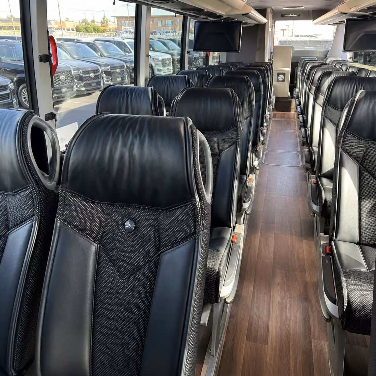 san diego charter bus rental inside