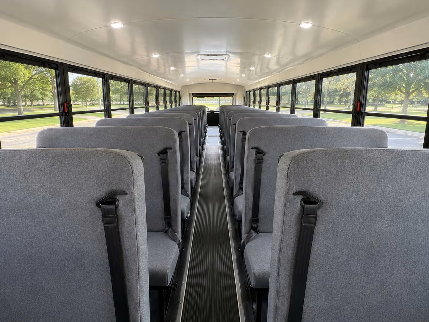 school bus interior
