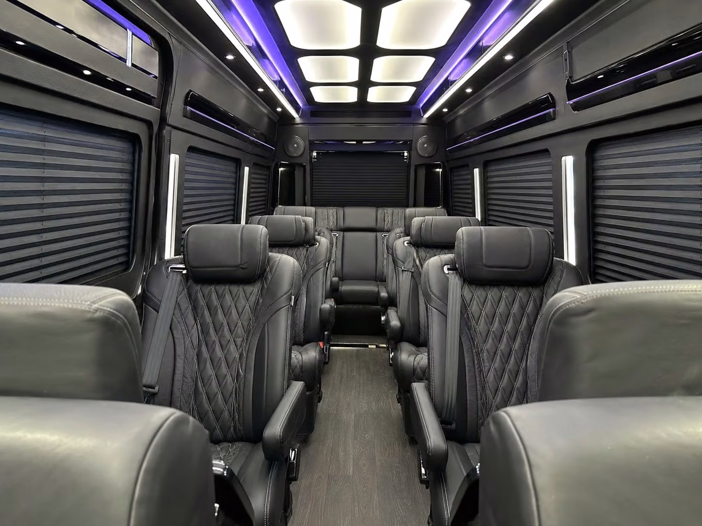 sprinter van with driver inside